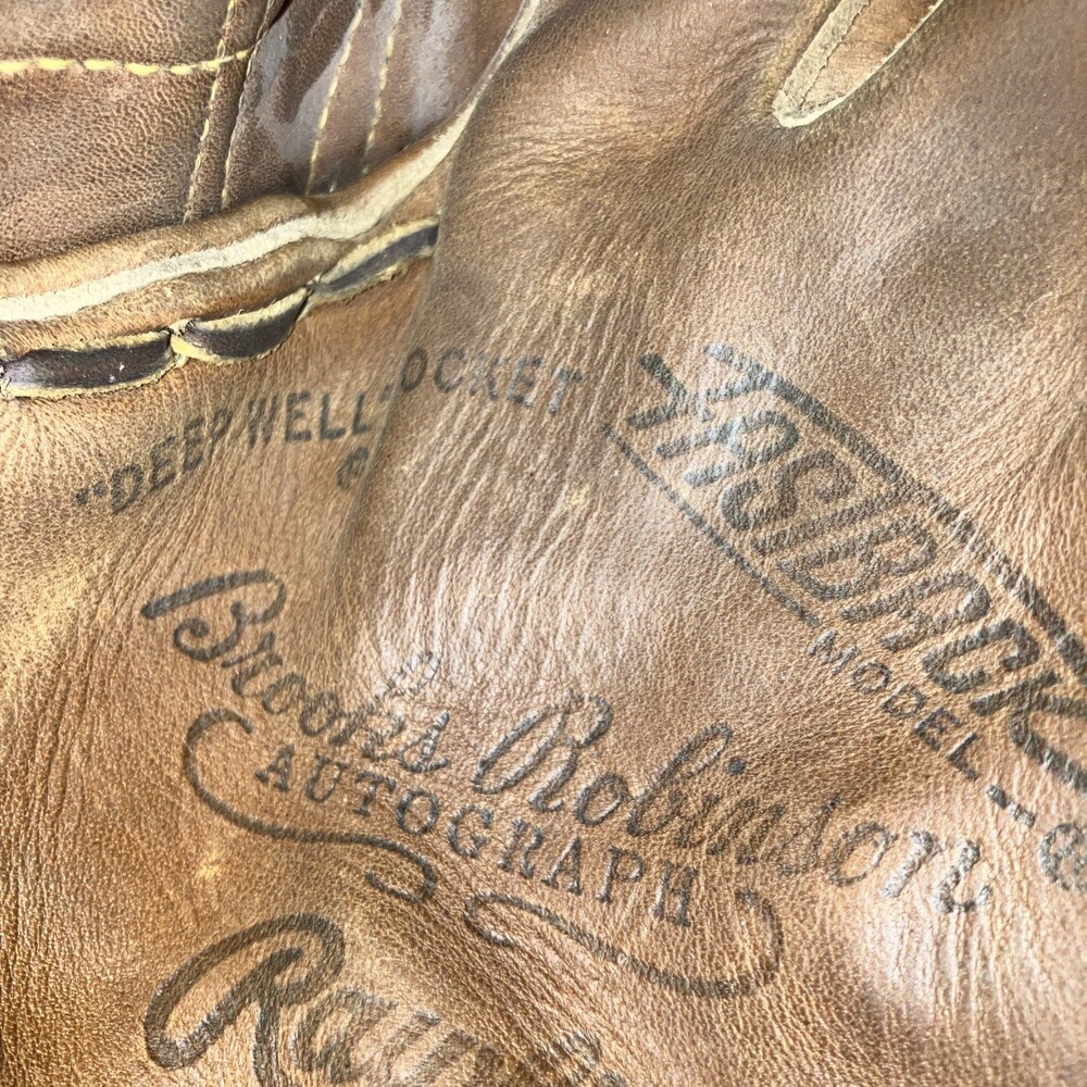 Rawlings Brooks Robinson XFCB 17 Deep Well Pocket LHT Baseball Glove 1970s - Picture 9 of 10